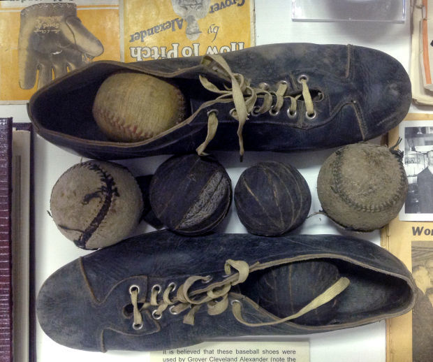 37 Objects Grover Cleveland Alexander baseball cleats